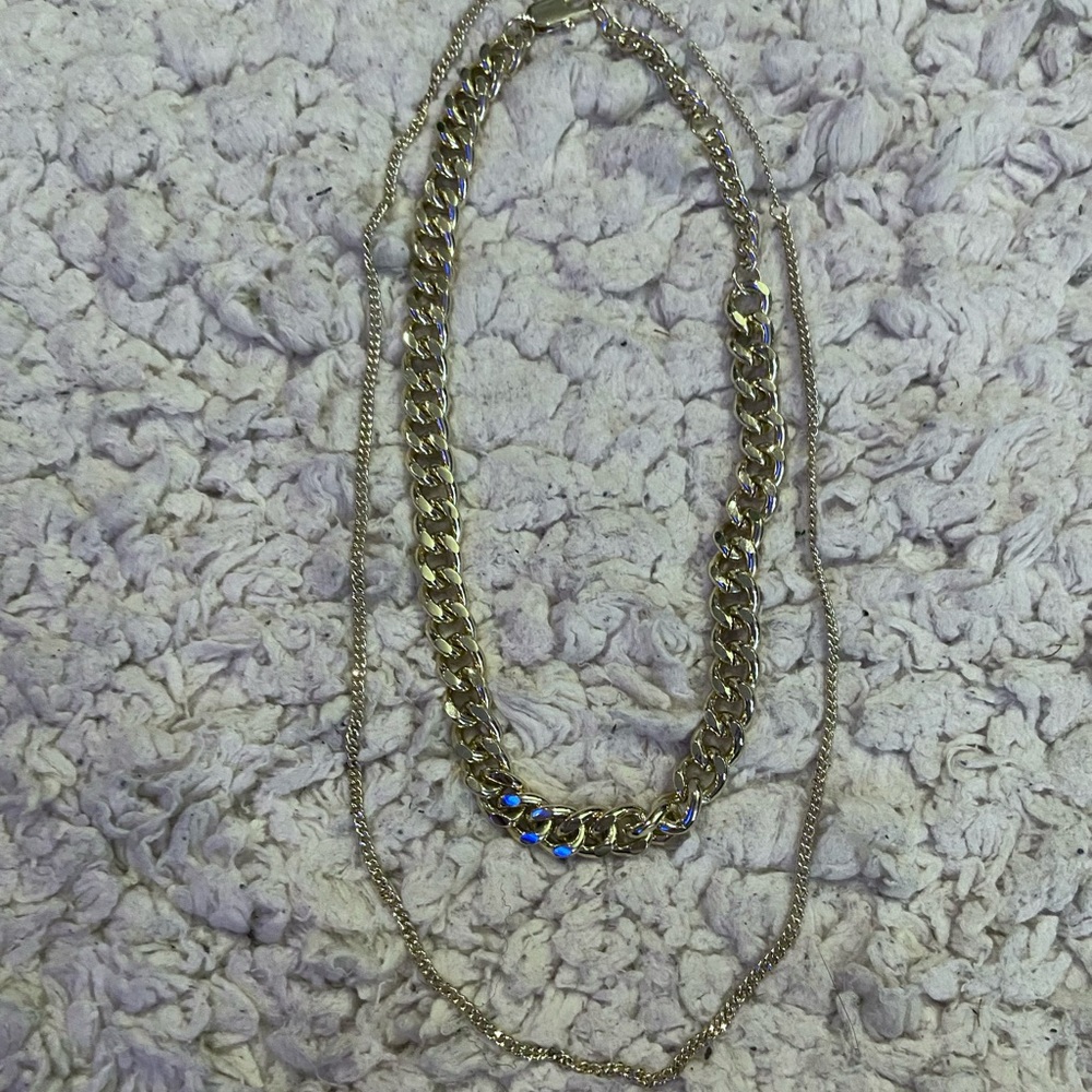 Misguided Gold Chain Set